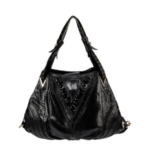 Vintage Versace Snakeskin Leather Bag